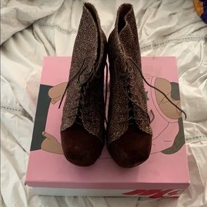 Jeffrey Campbell calfhair lita boots